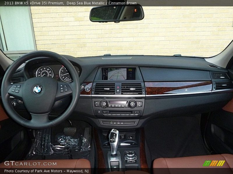 Deep Sea Blue Metallic / Cinnamon Brown 2013 BMW X5 xDrive 35i Premium