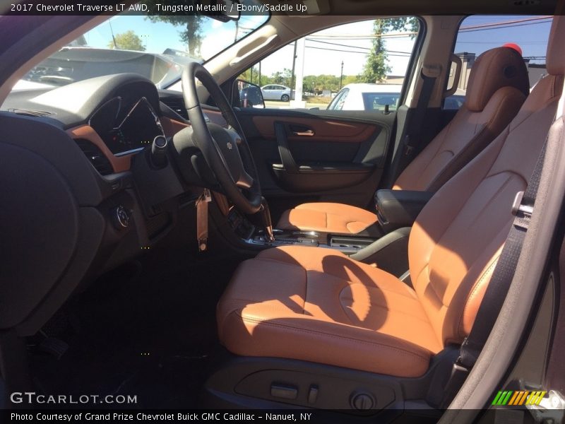 Tungsten Metallic / Ebony/Saddle Up 2017 Chevrolet Traverse LT AWD