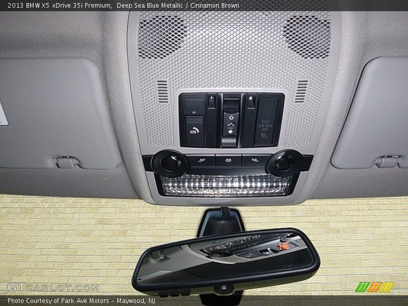 Deep Sea Blue Metallic / Cinnamon Brown 2013 BMW X5 xDrive 35i Premium