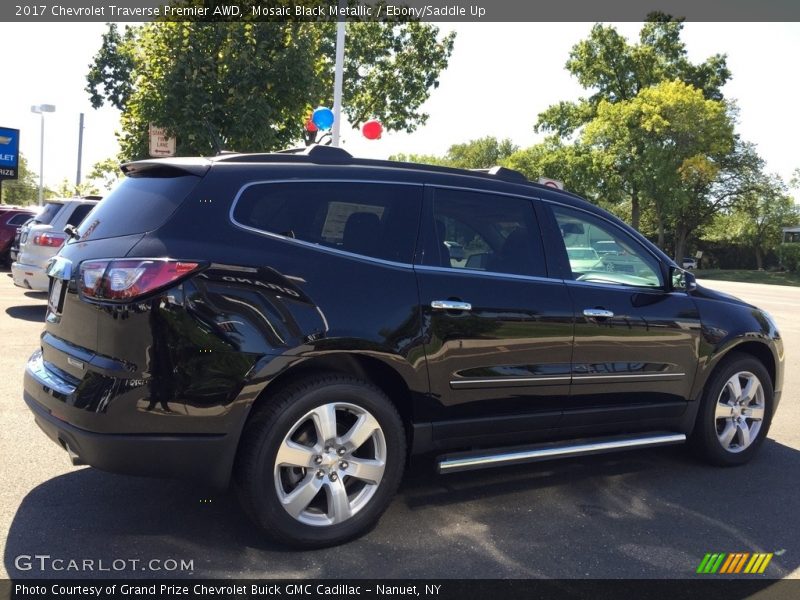 Mosaic Black Metallic / Ebony/Saddle Up 2017 Chevrolet Traverse Premier AWD