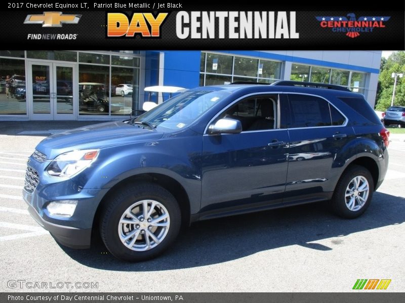Patriot Blue Metallic / Jet Black 2017 Chevrolet Equinox LT