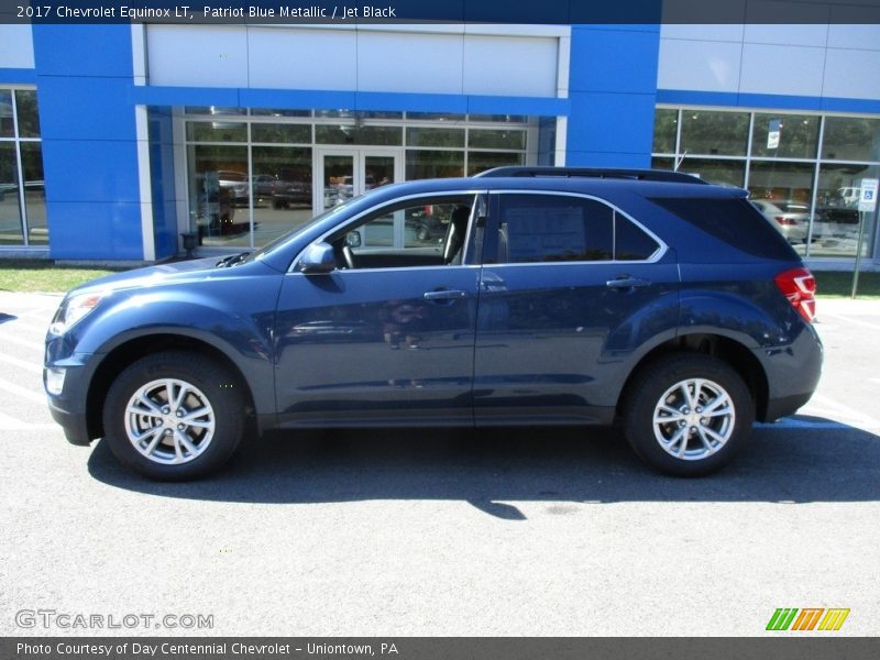Patriot Blue Metallic / Jet Black 2017 Chevrolet Equinox LT