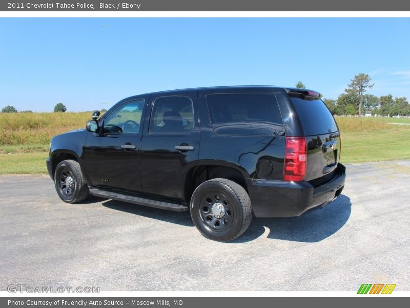 Black / Ebony 2011 Chevrolet Tahoe Police