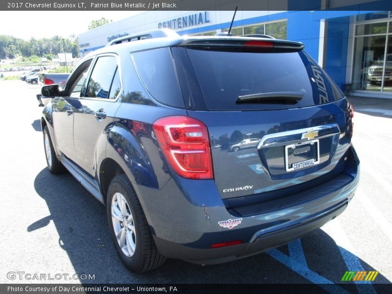Patriot Blue Metallic / Jet Black 2017 Chevrolet Equinox LT