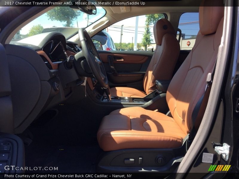 Front Seat of 2017 Traverse Premier AWD