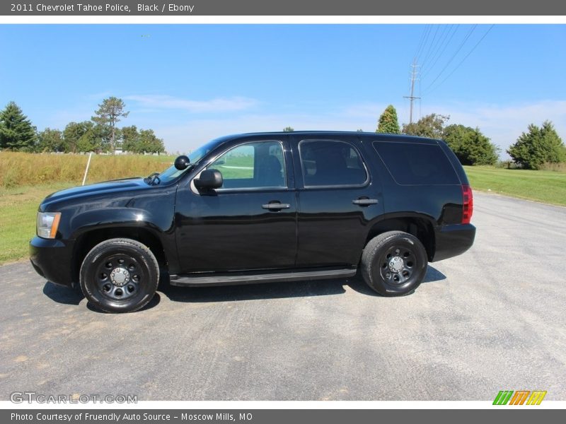 Black / Ebony 2011 Chevrolet Tahoe Police