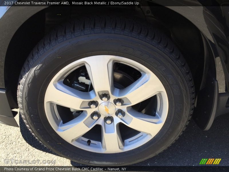 Mosaic Black Metallic / Ebony/Saddle Up 2017 Chevrolet Traverse Premier AWD