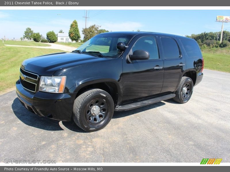 Black / Ebony 2011 Chevrolet Tahoe Police