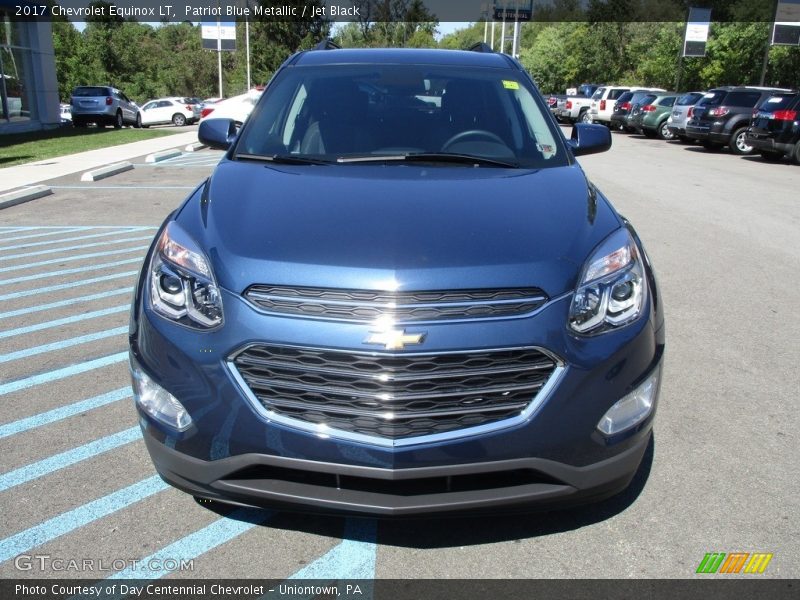 Patriot Blue Metallic / Jet Black 2017 Chevrolet Equinox LT