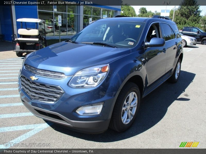 Patriot Blue Metallic / Jet Black 2017 Chevrolet Equinox LT