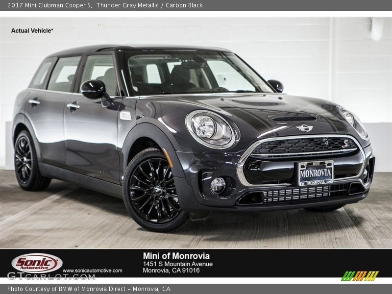 Thunder Gray Metallic / Carbon Black 2017 Mini Clubman Cooper S