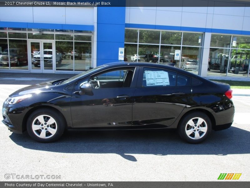 Mosaic Black Metallic / Jet Black 2017 Chevrolet Cruze LS