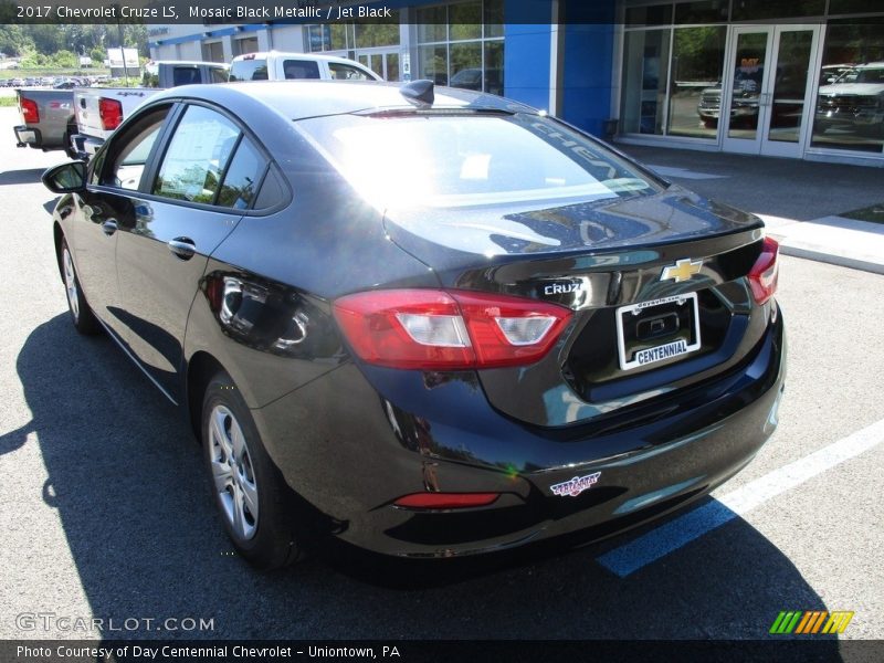 Mosaic Black Metallic / Jet Black 2017 Chevrolet Cruze LS