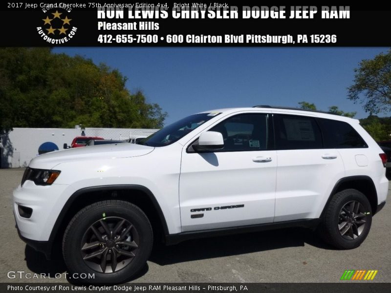 Bright White / Black 2017 Jeep Grand Cherokee 75th Annivesary Edition 4x4