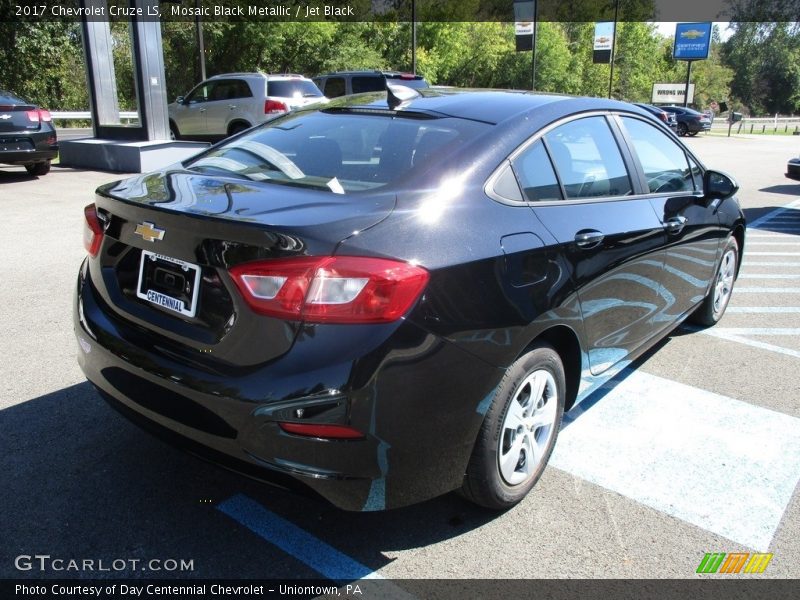 Mosaic Black Metallic / Jet Black 2017 Chevrolet Cruze LS
