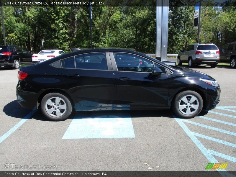Mosaic Black Metallic / Jet Black 2017 Chevrolet Cruze LS