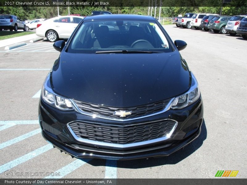Mosaic Black Metallic / Jet Black 2017 Chevrolet Cruze LS