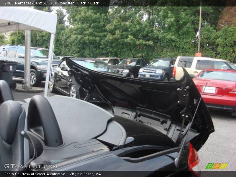 Black / Black 2005 Mercedes-Benz SLK 350 Roadster
