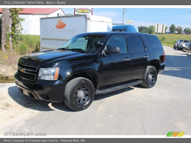 Black / Ebony 2011 Chevrolet Tahoe Police