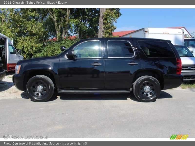 Black / Ebony 2011 Chevrolet Tahoe Police