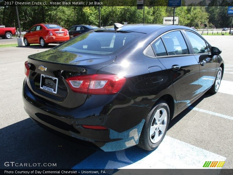 Mosaic Black Metallic / Jet Black 2017 Chevrolet Cruze LS