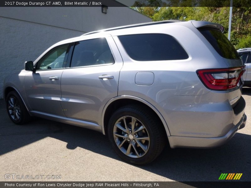 Billet Metallic / Black 2017 Dodge Durango GT AWD