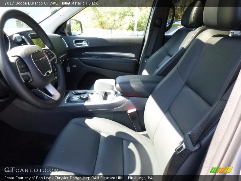 Billet Metallic / Black 2017 Dodge Durango GT AWD
