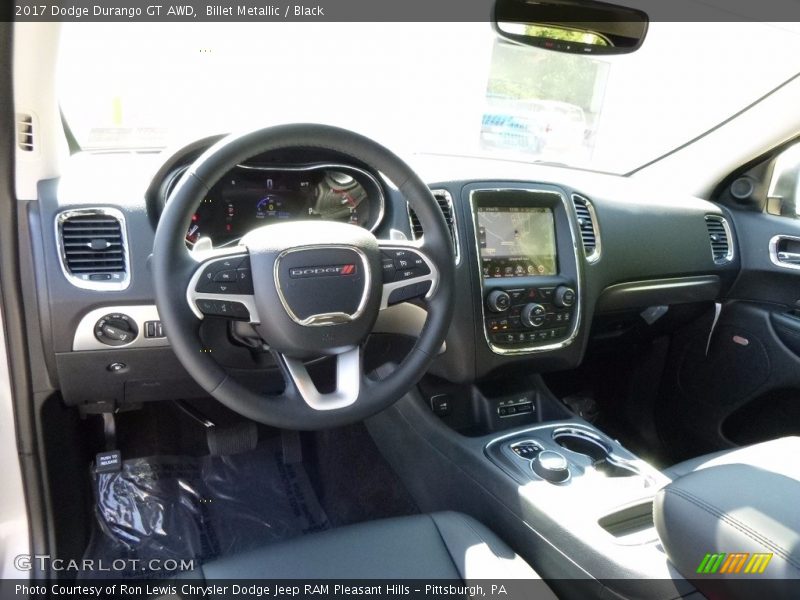 Billet Metallic / Black 2017 Dodge Durango GT AWD