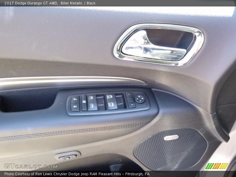 Billet Metallic / Black 2017 Dodge Durango GT AWD