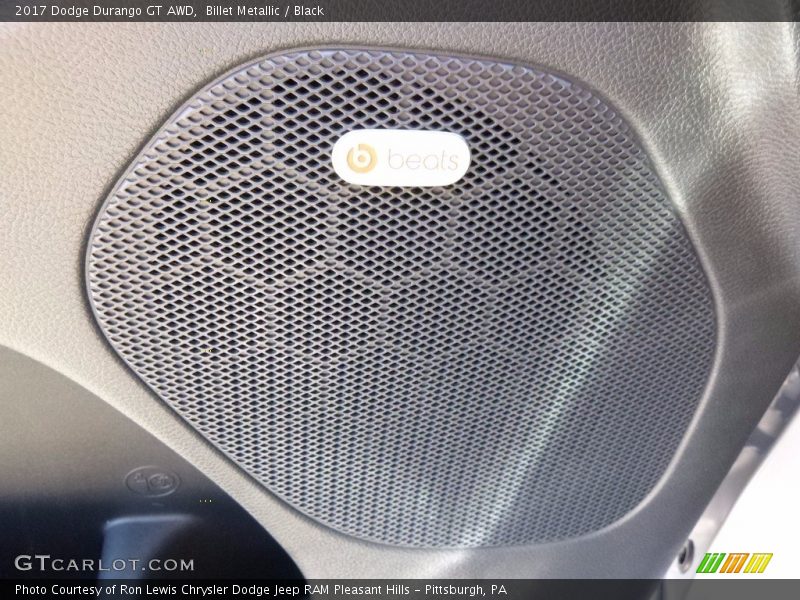Billet Metallic / Black 2017 Dodge Durango GT AWD