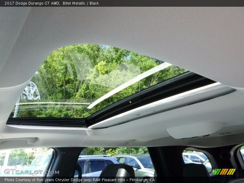 Billet Metallic / Black 2017 Dodge Durango GT AWD