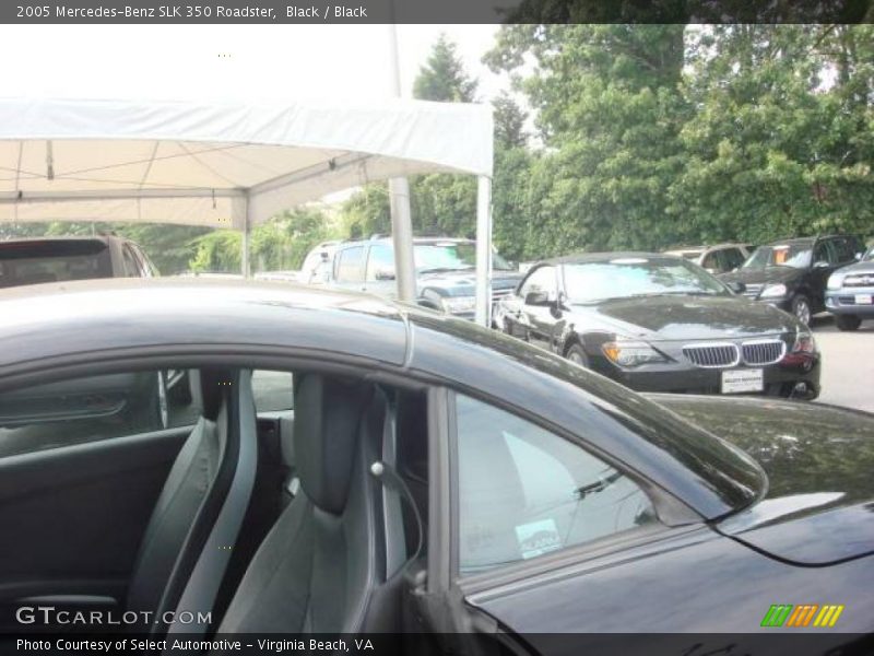 Black / Black 2005 Mercedes-Benz SLK 350 Roadster