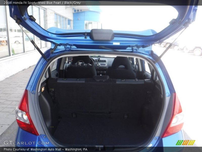 Vivid Blue Pearl / Black/Grey 2008 Honda Fit Sport