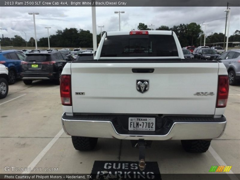 Bright White / Black/Diesel Gray 2013 Ram 2500 SLT Crew Cab 4x4