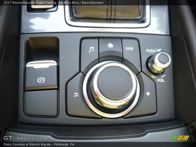 Jet Black Mica / Black/Espresso 2017 Mazda Mazda6 Grand Touring