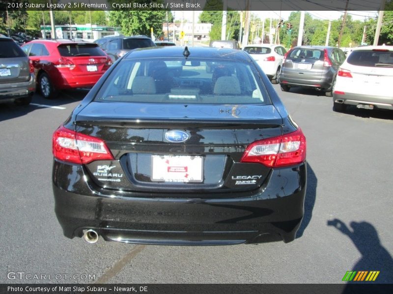 Crystal Black Silica / Slate Black 2016 Subaru Legacy 2.5i Premium