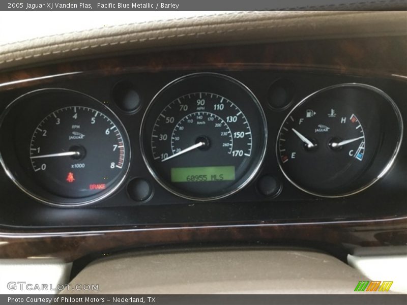 Pacific Blue Metallic / Barley 2005 Jaguar XJ Vanden Plas