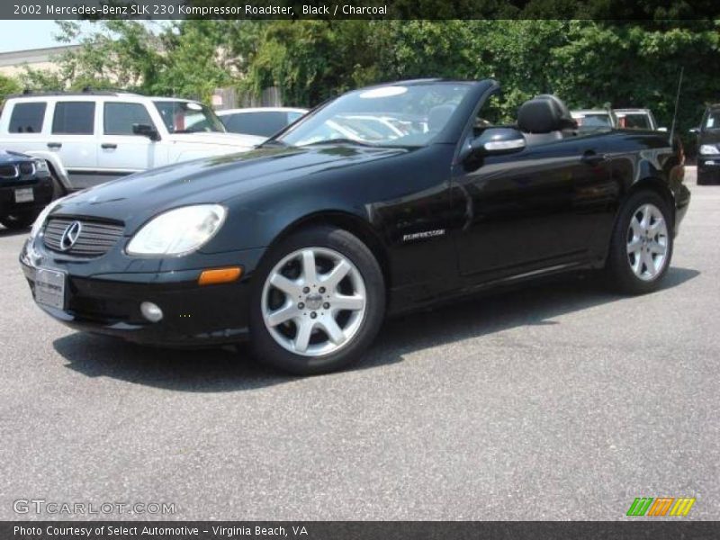 Black / Charcoal 2002 Mercedes-Benz SLK 230 Kompressor Roadster