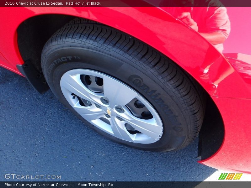 Red Hot / Jet Black 2016 Chevrolet Cruze LS Sedan