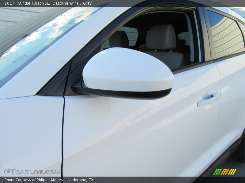 Dazzling White / Gray 2017 Hyundai Tucson SE