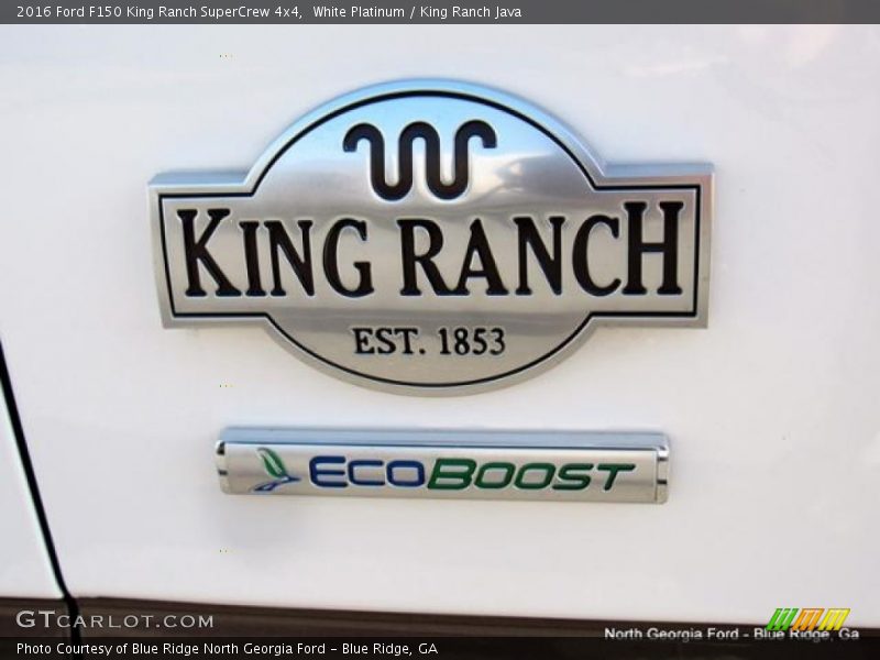 White Platinum / King Ranch Java 2016 Ford F150 King Ranch SuperCrew 4x4
