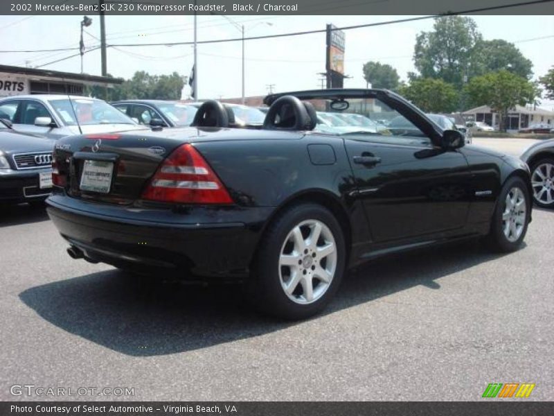 Black / Charcoal 2002 Mercedes-Benz SLK 230 Kompressor Roadster