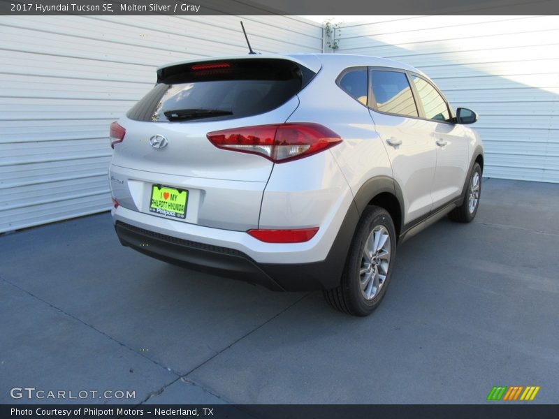 Molten Silver / Gray 2017 Hyundai Tucson SE