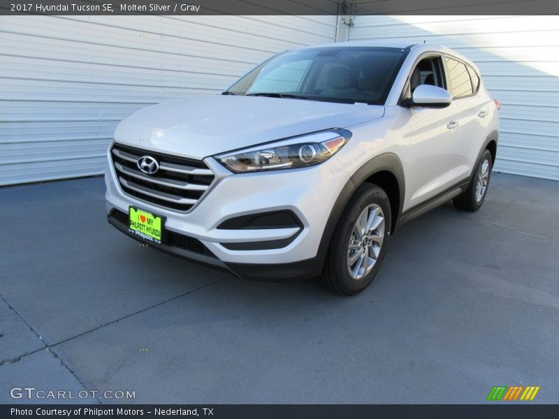 Molten Silver / Gray 2017 Hyundai Tucson SE