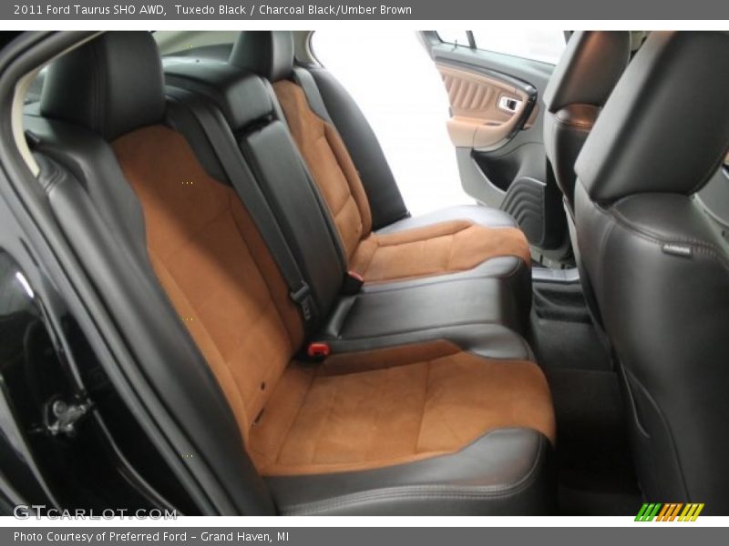 Tuxedo Black / Charcoal Black/Umber Brown 2011 Ford Taurus SHO AWD