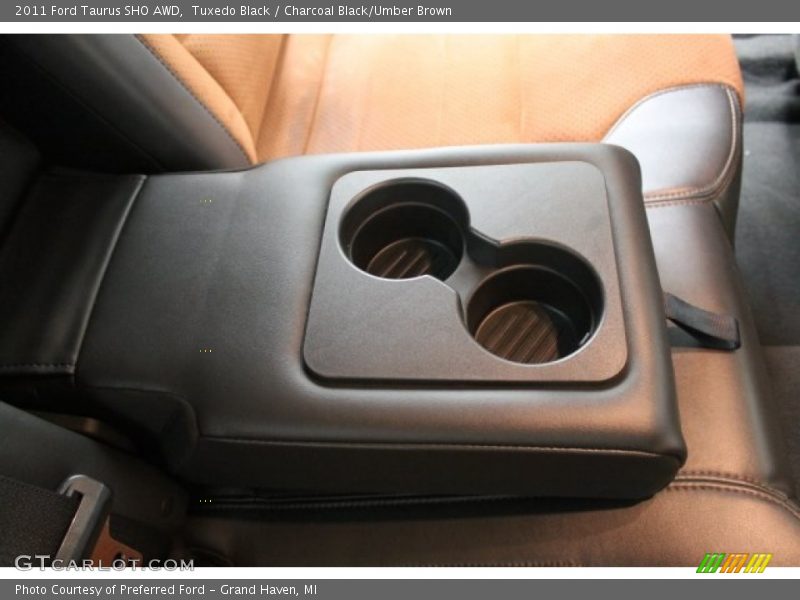 Tuxedo Black / Charcoal Black/Umber Brown 2011 Ford Taurus SHO AWD