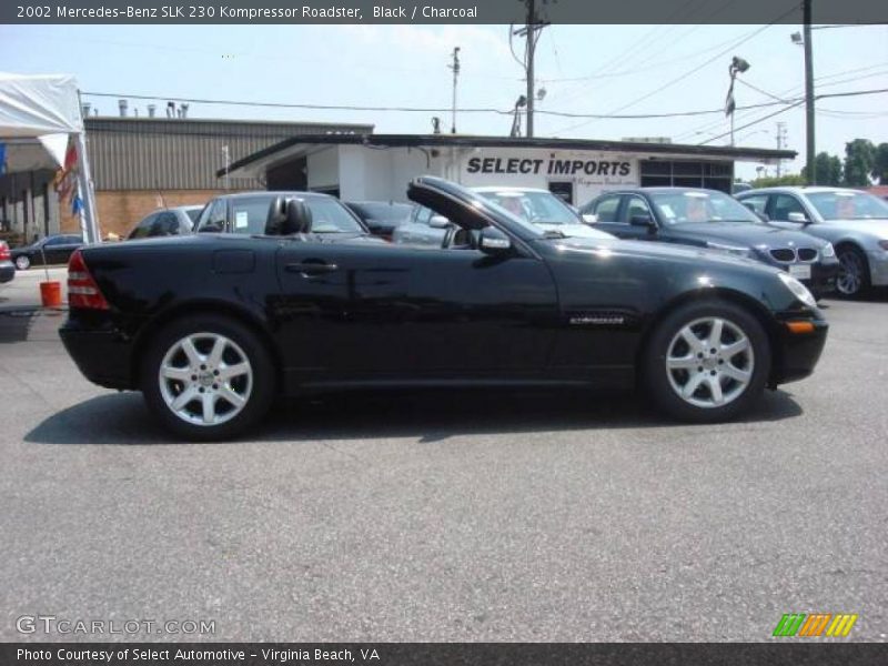 Black / Charcoal 2002 Mercedes-Benz SLK 230 Kompressor Roadster