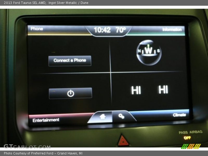 Ingot Silver Metallic / Dune 2013 Ford Taurus SEL AWD