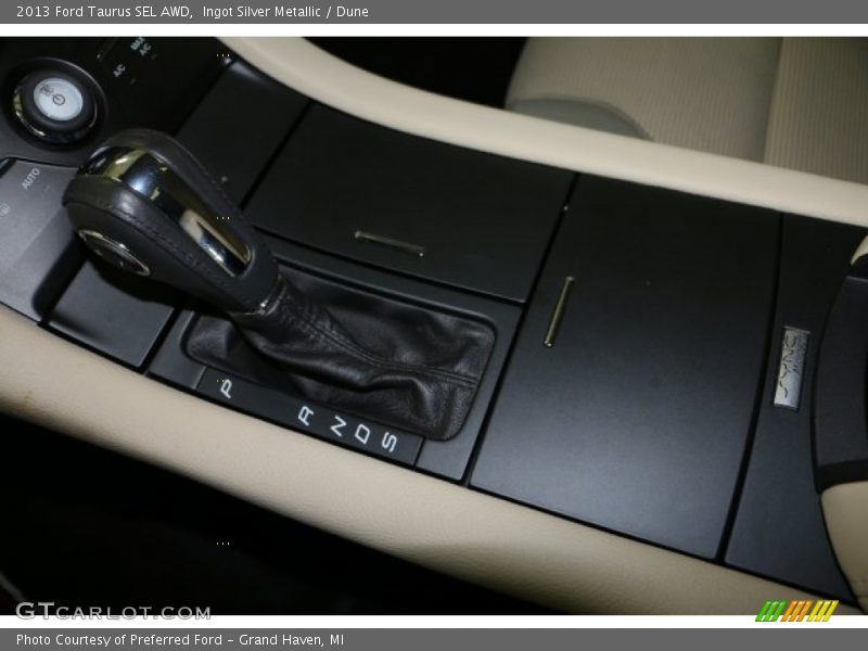 Ingot Silver Metallic / Dune 2013 Ford Taurus SEL AWD