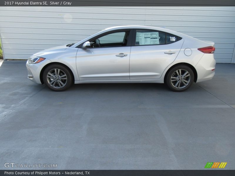 Silver / Gray 2017 Hyundai Elantra SE